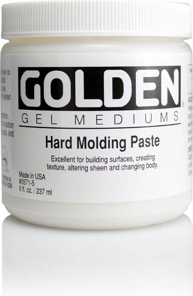 Golden | Gel Mediums | Hard Molding Paste | Pot á 237ml
